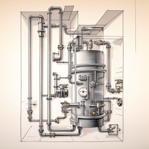 Domestic hot water system sketch Domestic hot water system sketch