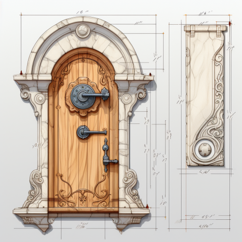 Orthographic Door Bell Design