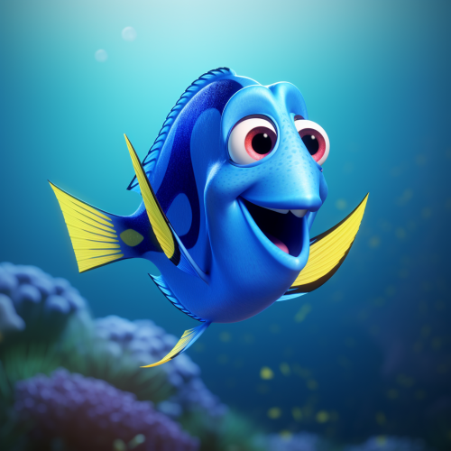 Funny Dory from Finding Nemo