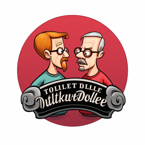 Doublethink Dialogues logo on white background Doublethink Dialogues logo on white background