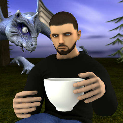 Drake with Lean Cup in Retro Style