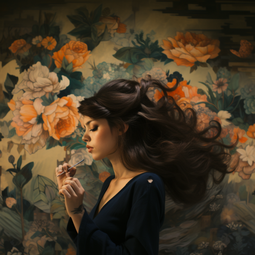 Dusty wall pattern brush painting Dusty wall pattern brush painting