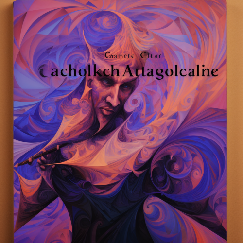 Bold and dynamic magician men creating abstract art