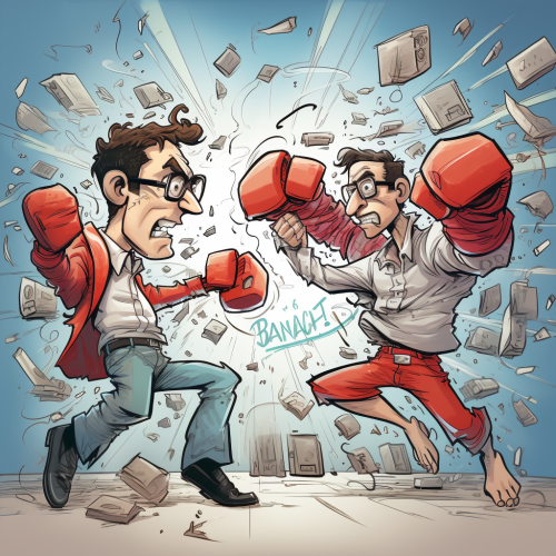 Dynamic Punch Cartoon Action