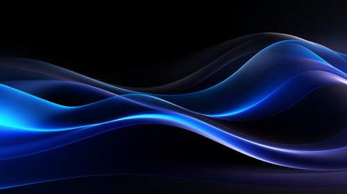 Dynamic Wallpaper with Electric Blue and Black Dynamic Wallpaper with Electric Blue and Black