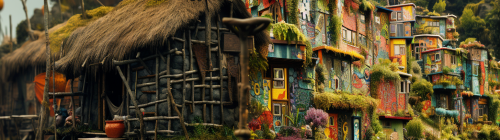 Dystopian African Summer Soundsystem Gathering Artwork