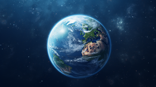 Gorgeous image of Earth in space