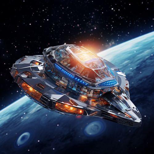 Eco-Friendly Spaceship Travelling Among Stars Eco-Friendly Spaceship Travelling Among Stars