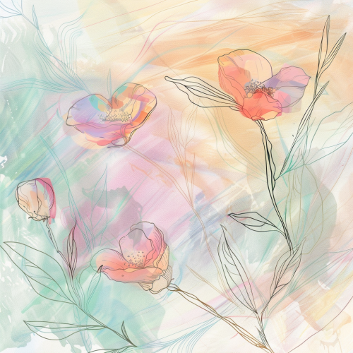 Soft-colored eco-friendly clip art