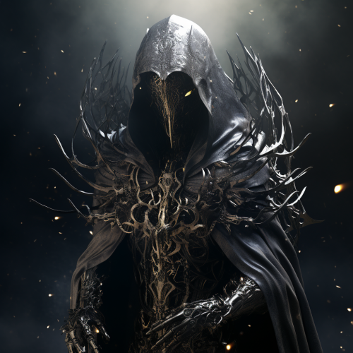 Dark Souls inspired cyber goth art