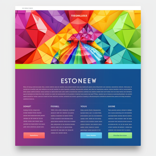 Rainbow Flag Electronic Newsletter Template Rainbow Flag Electronic Newsletter Template
