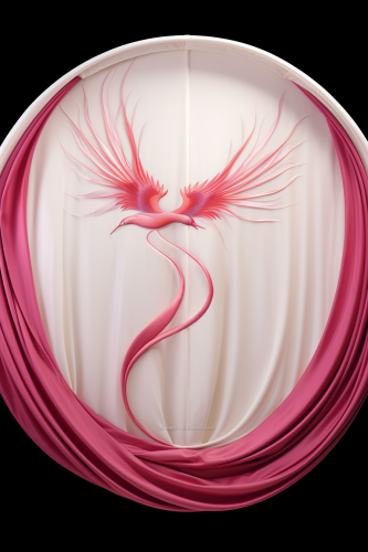 Mesmerizing elegant flamingo curtain logo Mesmerizing elegant flamingo curtain logo