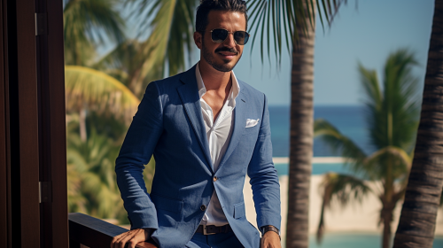 Elegant People Enjoying Luxurious Vacation