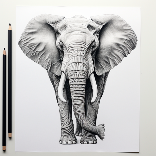 Elephant without trunk, rabbit ears, porcupine body