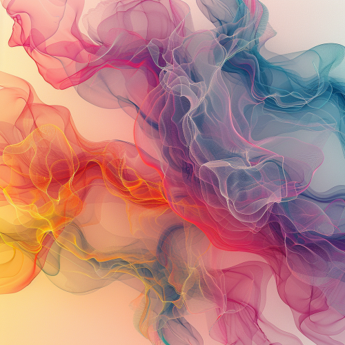 Abstract Emotions Map Bright Colors Abstract Emotions Map Bright Colors