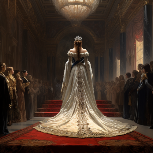 Empress addressing the Senate Empress addressing the Senate