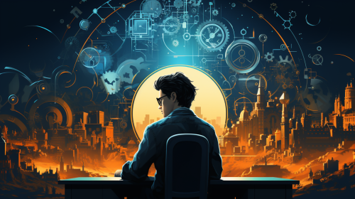 Male engineering student showcasing portfolio Male engineering student showcasing portfolio