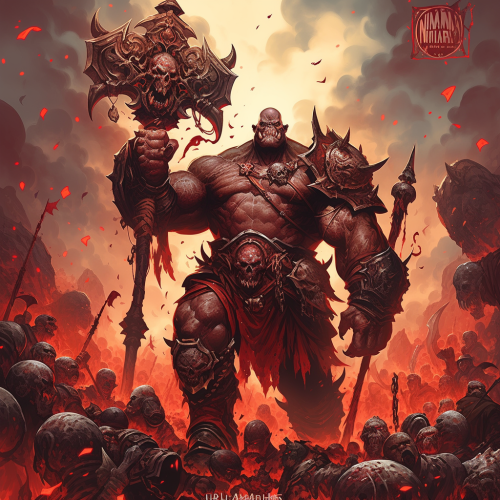 Enhanced orc standard-bearer champion