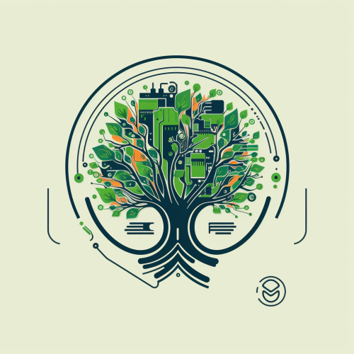 Logo of an eco-conscious electronic device repair company