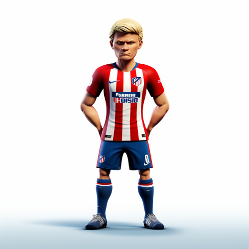 Erling Haaland in Atletico Madrid Kit Avatar