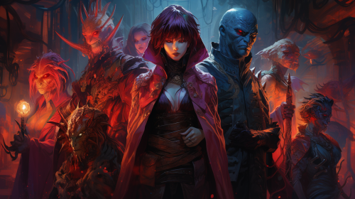 Vibrant Colors of Evil Extraterrestrial Monsters