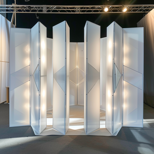 Exhibition Folding Stands Creative Minimal Modern