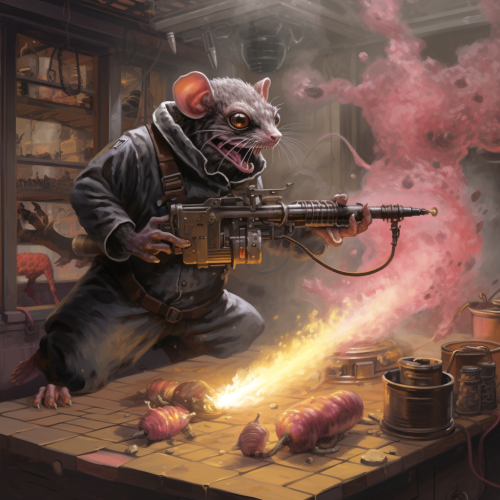 Skilled exterminator eradicating pests