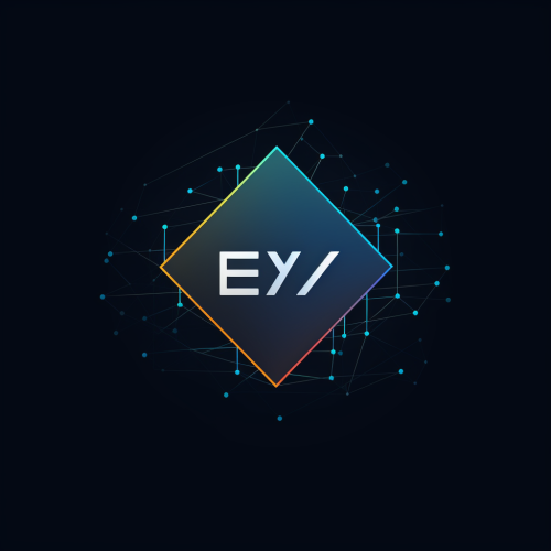 E-ZYX Logo with Math Graph