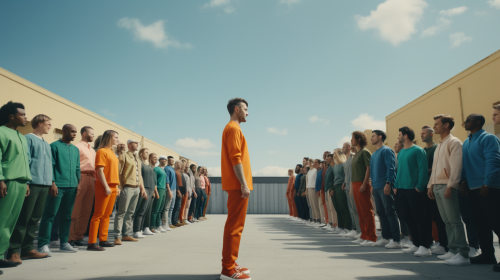 Face to Face Groups Dual Shot Color Shirt Wide Shot