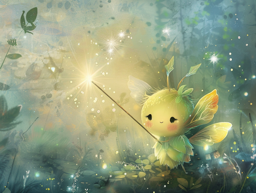 cute fairy tale jujube character