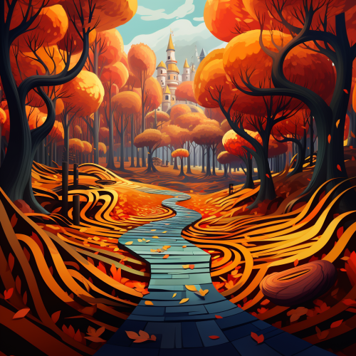 Colorful Fall Competition Artwork