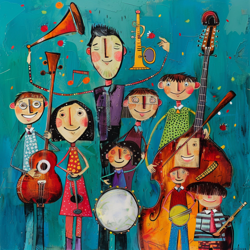 Family Concert Poster Instruments Music