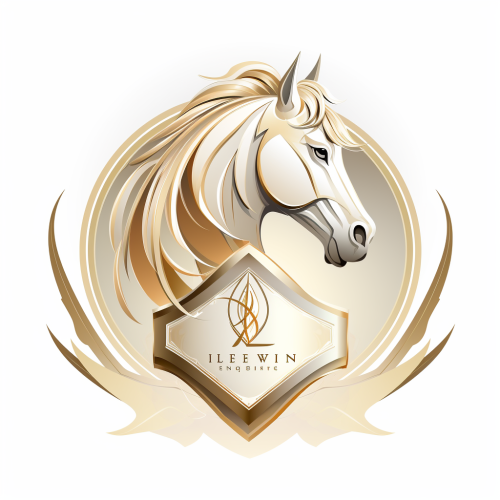 Fantasy Elven Light Horse Logo