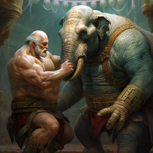 Fantasy Portrait Handwrestling Contest
