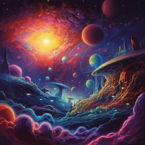 fantasy space CD cover