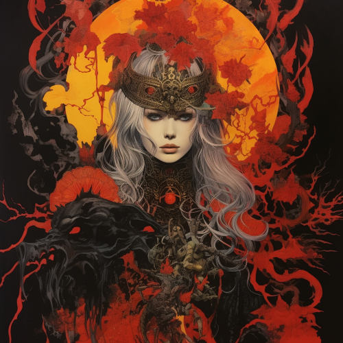 Necromancer summoning dark magic in dungeon