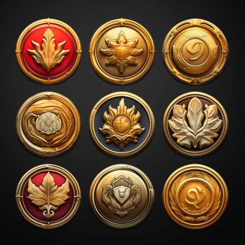 Coin Medal Lane for Fantasy Game