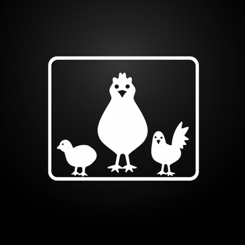 Farm animals in black and white Farm animals in black and white