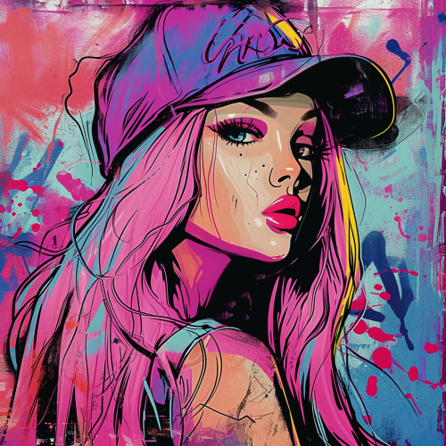 Fashion Barbie Graffiti Style 4K