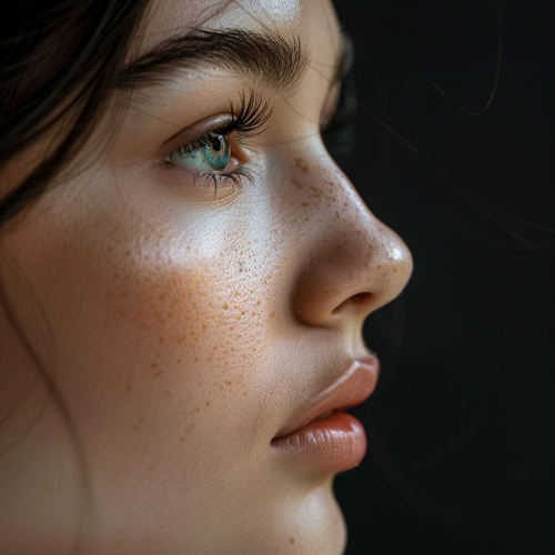 Close Up Portrait of Female Beauty