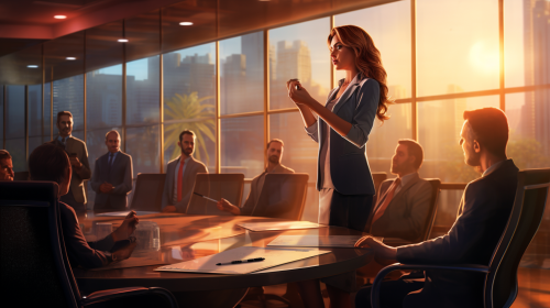 Female senior software engineer declining project proposal