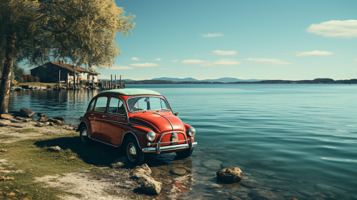 Fiat Multiply on Ferry Boat Crossing Pond
