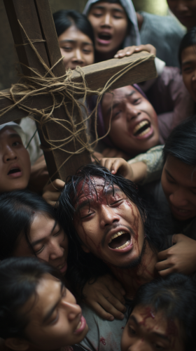 Filipino Christian Good Friday Celebration