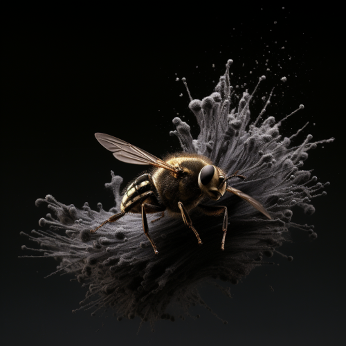 Mesmerizing fine dust particles in motion