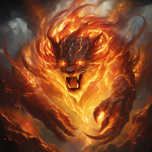 Mystical fire prophecy in Ikoria Gathering