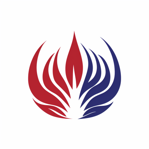 Simple flag logo design