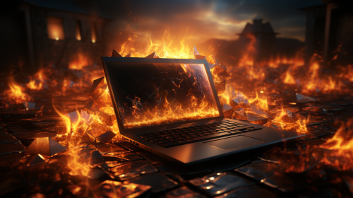 Flash email messages illustration