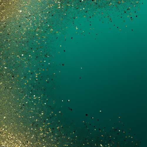 Vibrant emerald background with subtle gold glitter Vibrant emerald background with subtle gold glitter