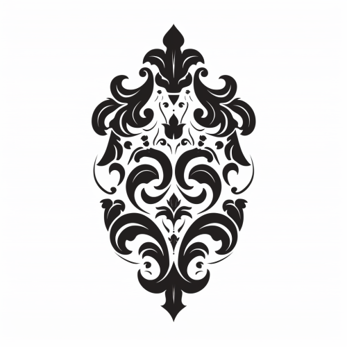 Flat shield fantasy medieval silhouette