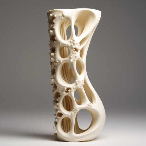 Flexible and hard human bone